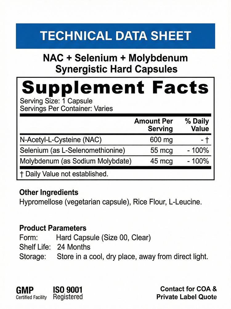 N-acetyl-L-cysteine Botanical Formula product detail image 7