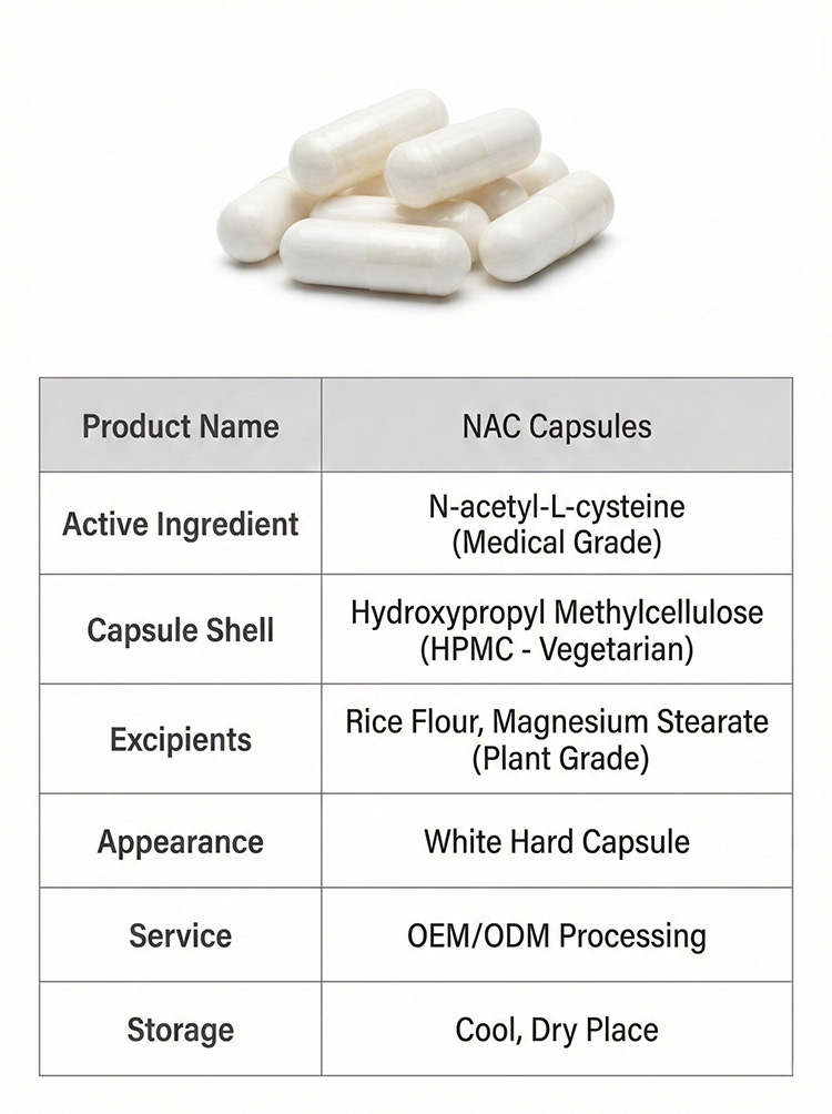 NAC (N-acetyl-L-cysteine) product detail image 7