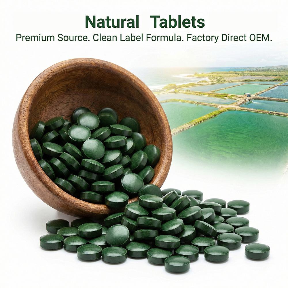 Natural Hawaiian spirulina tablets