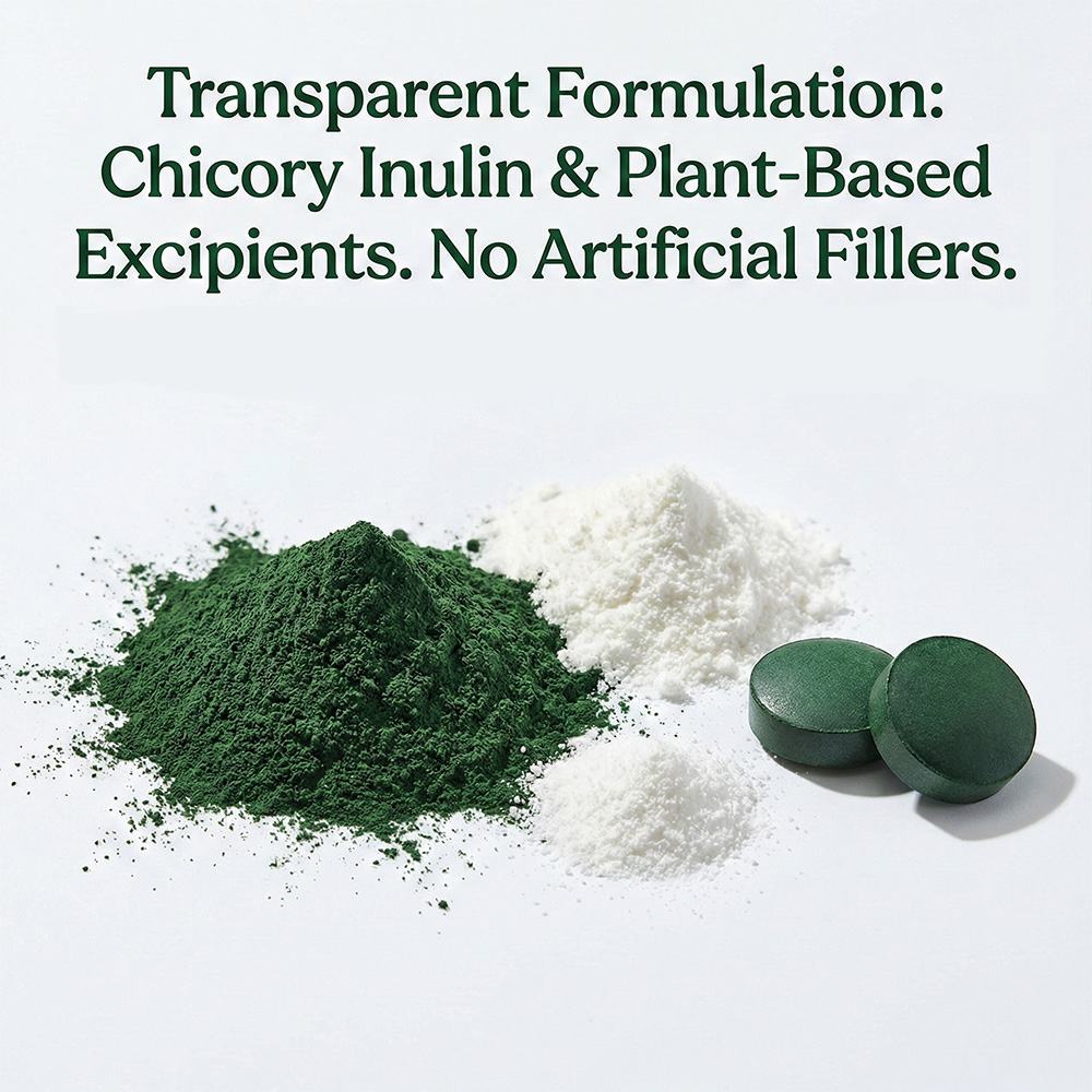 Natural Hawaiian spirulina tablets product detail image 2