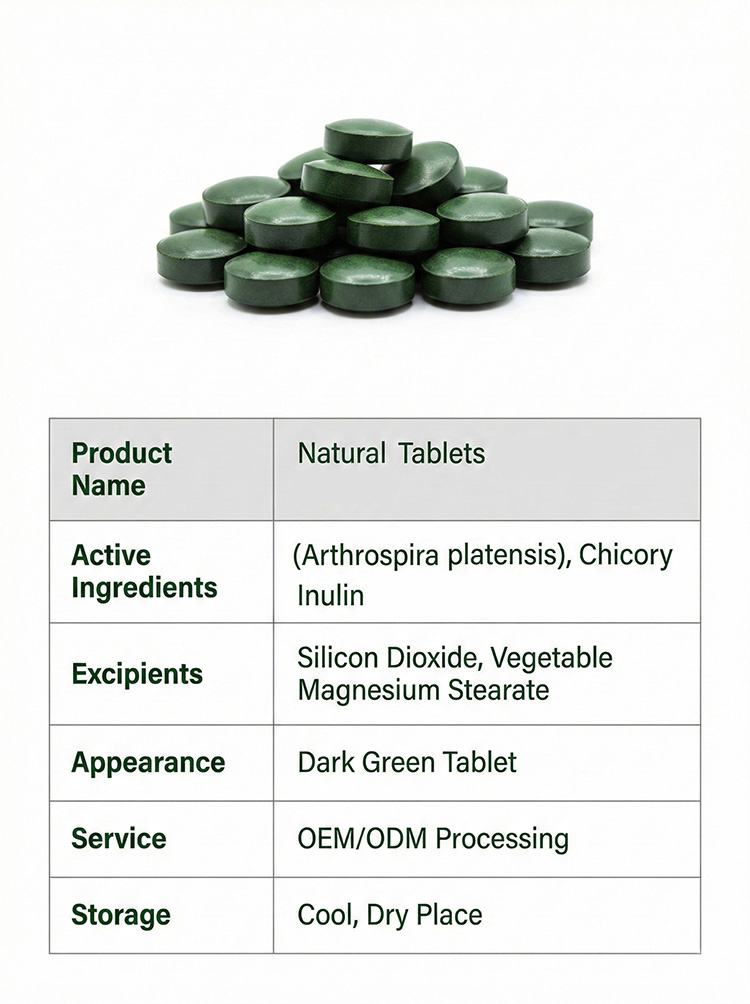 Natural Hawaiian spirulina tablets product detail image 7