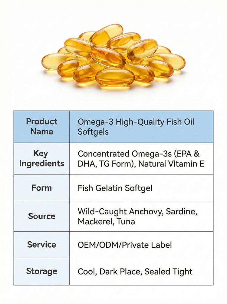 Omega-3 high-quality fish oil product detail image 7