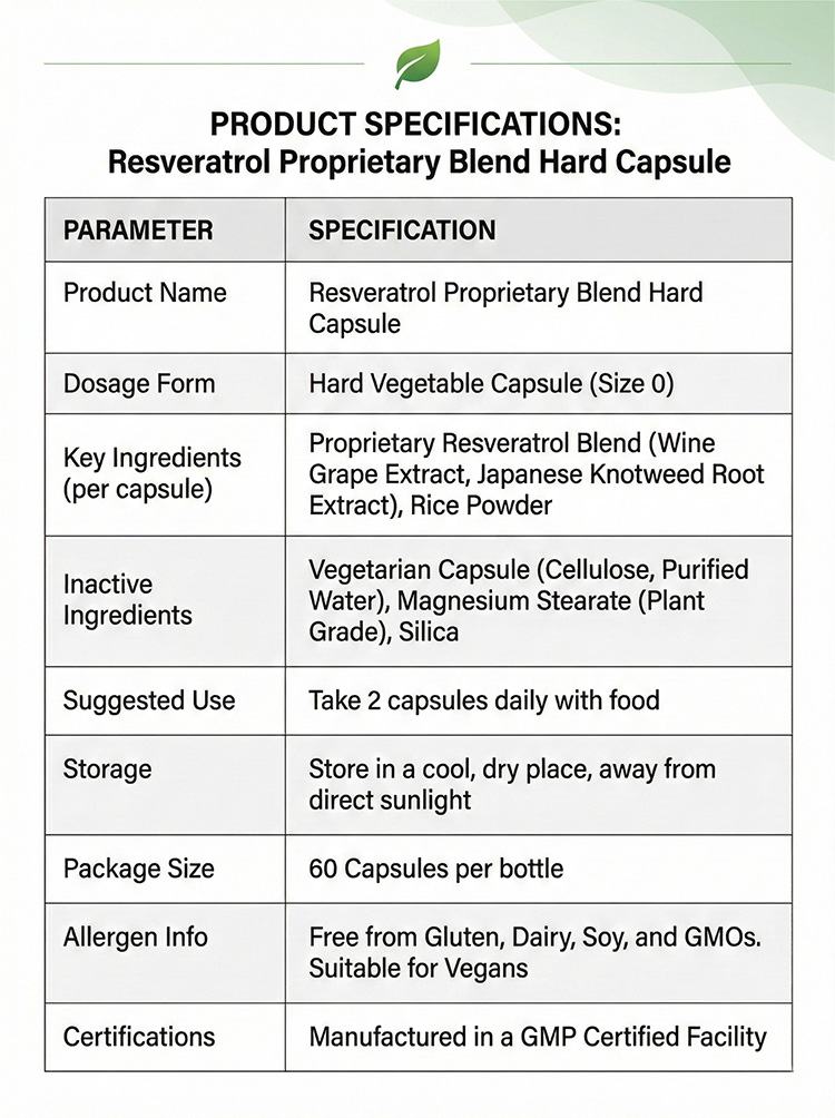 Resveratrol Botanical Formula product detail image 7