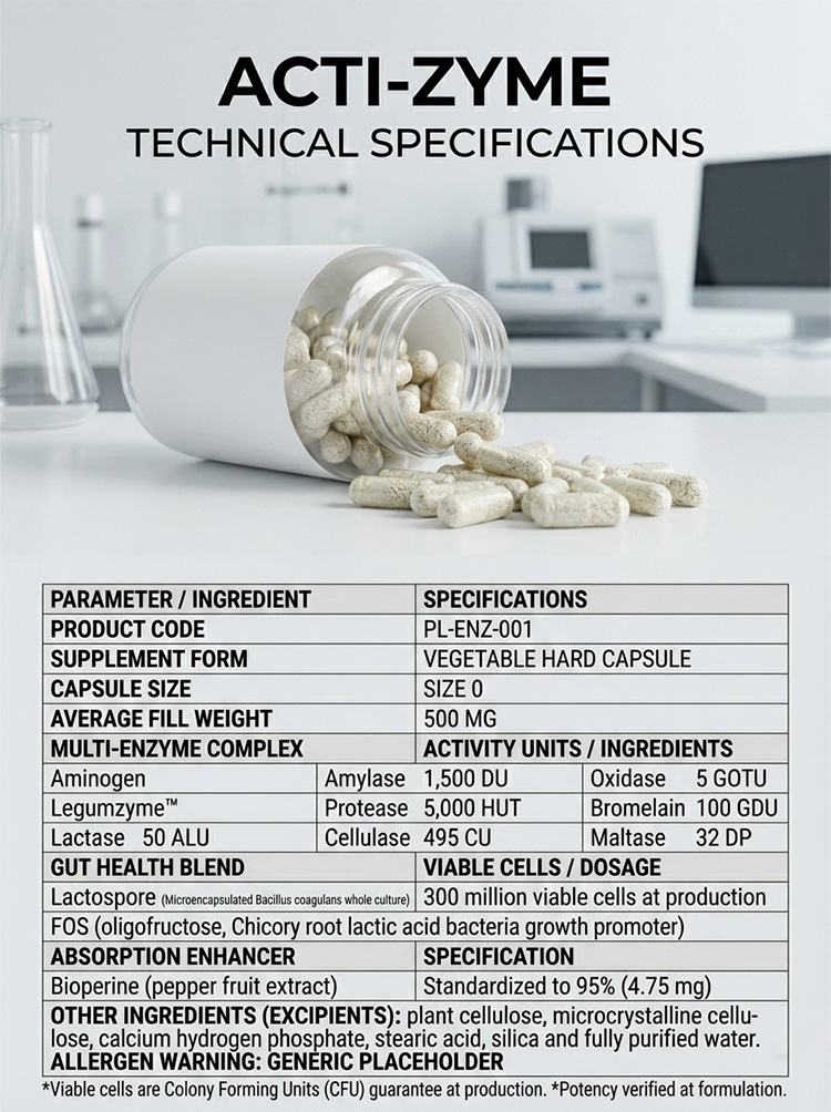 Digestive Enzyme Capsule Formula product detail image 7