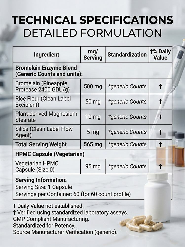 Bromelain Formula product detail image 7