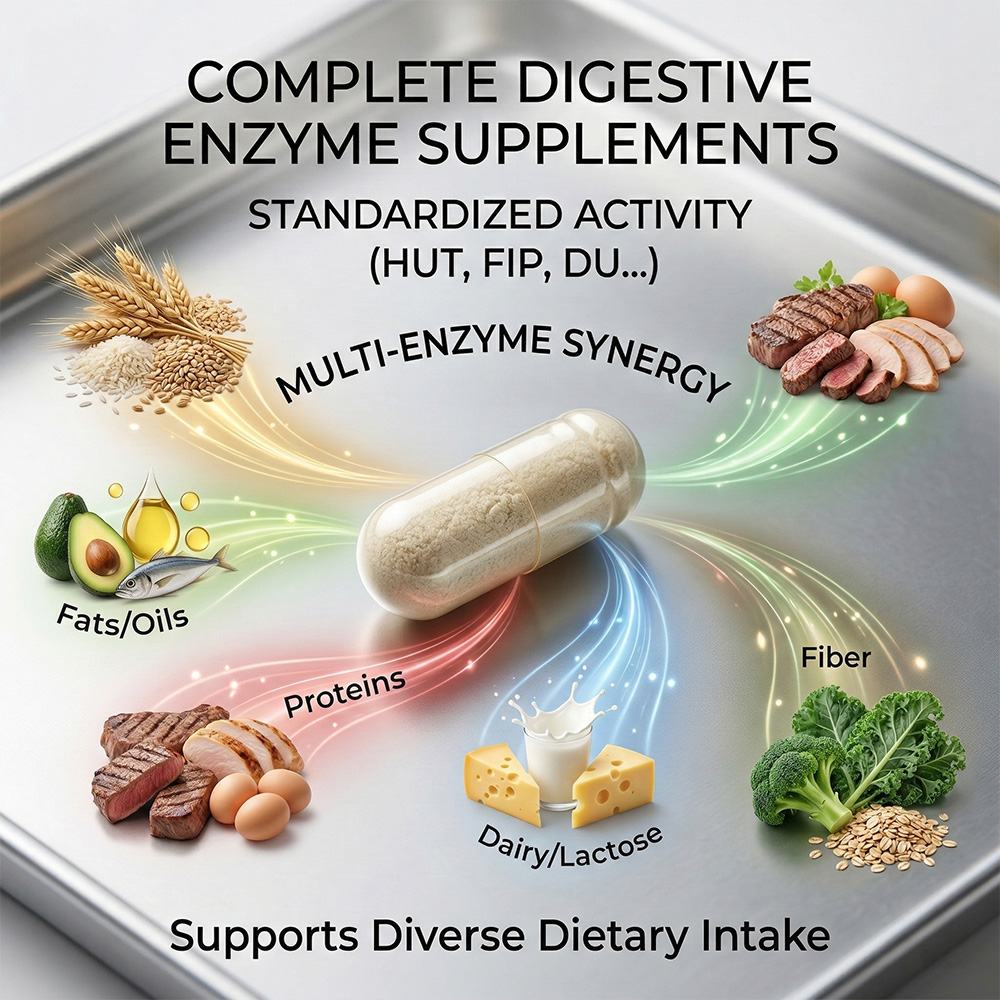 Complete digestive enzyme supplements for intestinal health product detail image 2