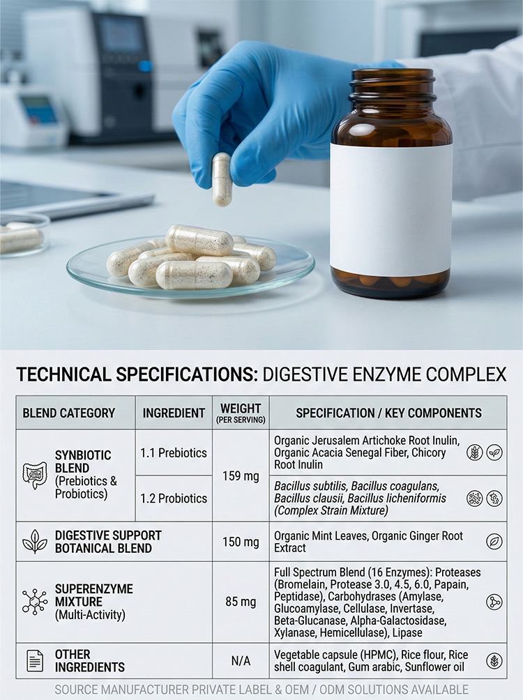Digestive Enzyme Blend Formula product detail image 7