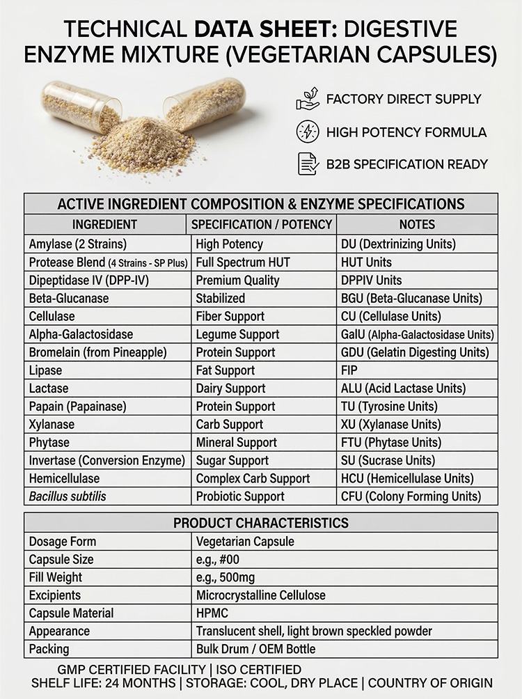 Digestive enzymes product detail image 7