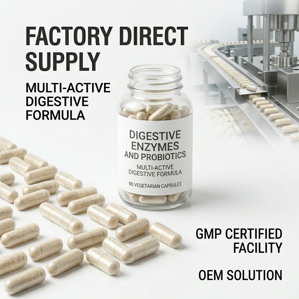 Digestive enzymes and probiotics