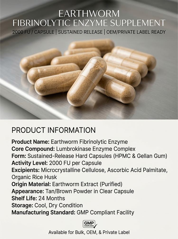 Earthworm fibrinolytic enzyme product detail image 7