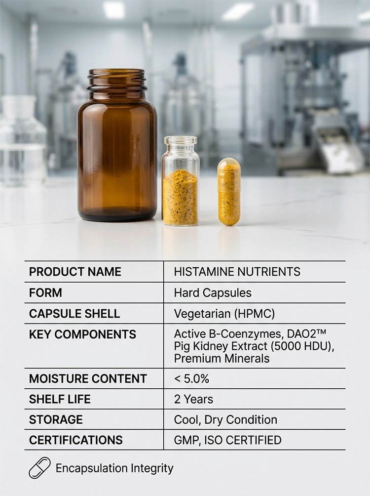 Histamine nutrients product detail image 7