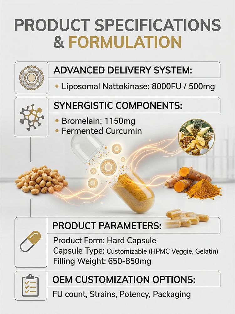 Liposome nattokinase product detail image 7