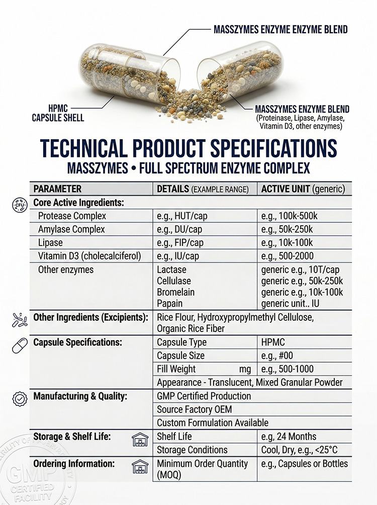 High Potency Digestive Enzyme Formula product detail image 7