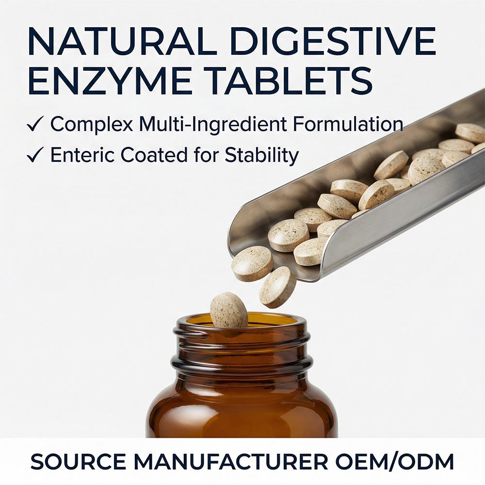 Natural digestive enzyme tablets