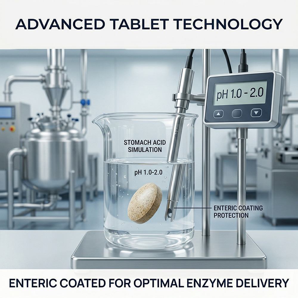 Natural digestive enzyme tablets product detail image 5