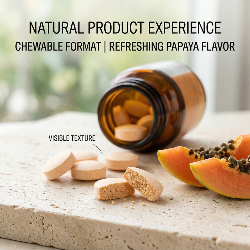 Original Papaya Enzyme Chewable Tablets product detail image 2