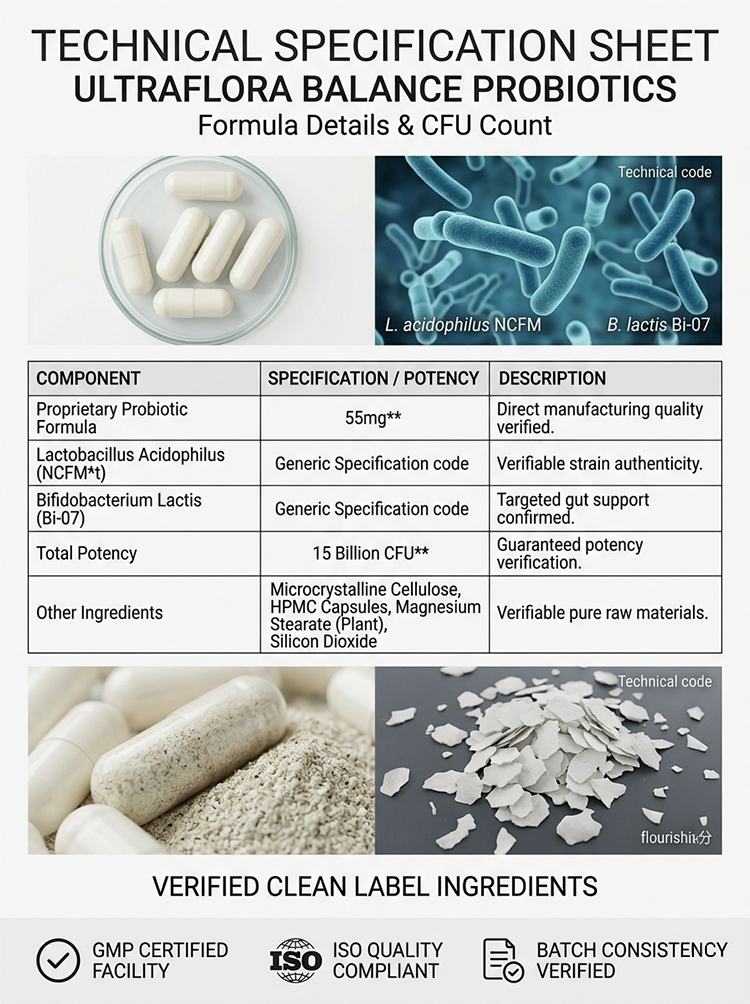 Ultra Flora Balance Probiotics product detail image 7