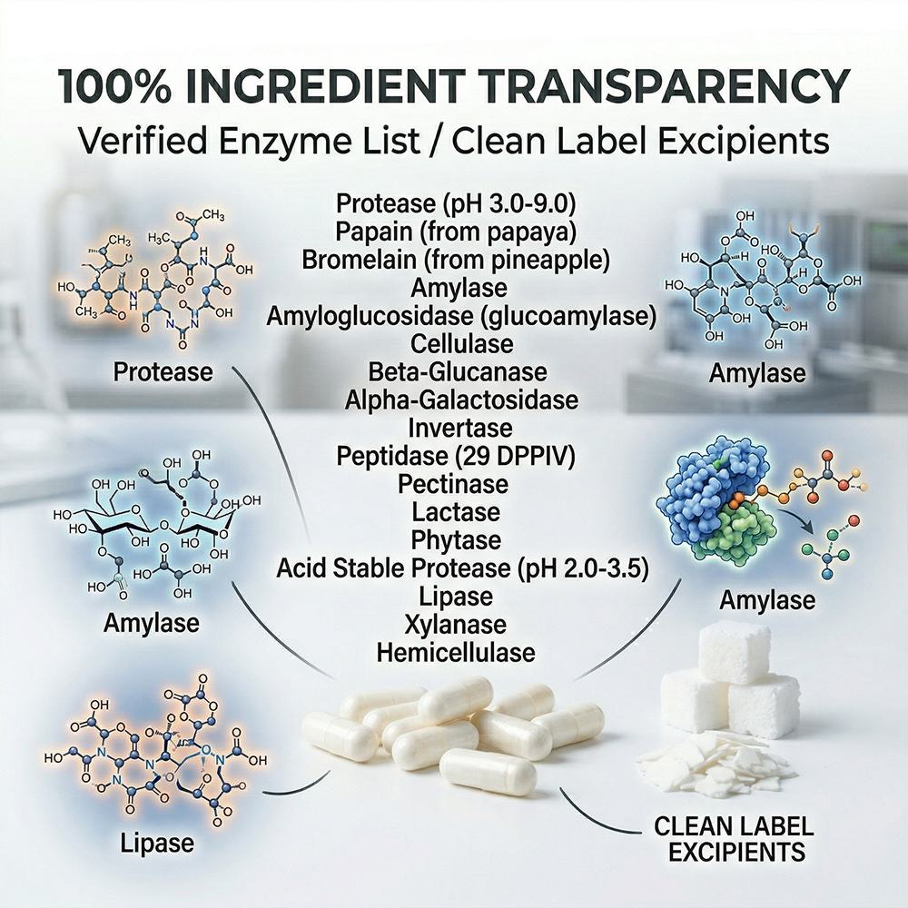 Unisex digestive enzymes product detail image 6