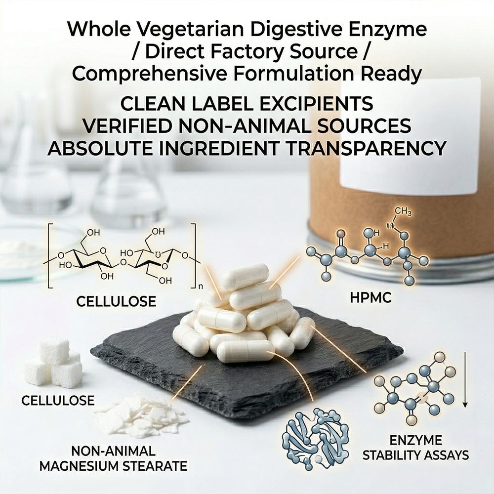 Whole vegetarian digestive enzyme product detail image 6