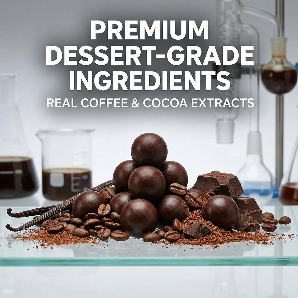Coffee & Chocolate Dessert Flavor Spheres for Food Application Development product image 5