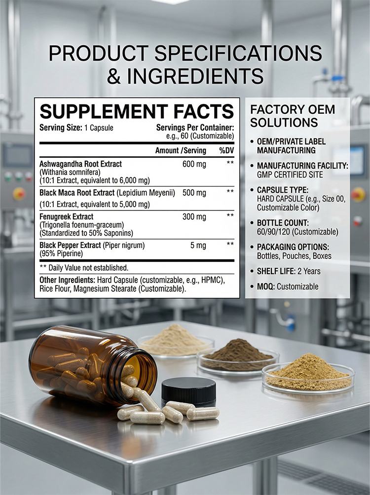 Ashwagandha Maca Root Fenugreek product detail image 7