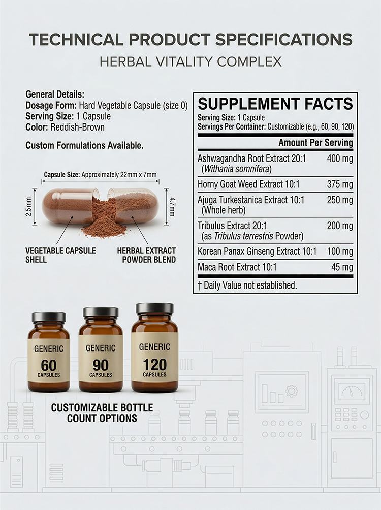 Ashwagandha Maca Herbal Complex product detail image 7