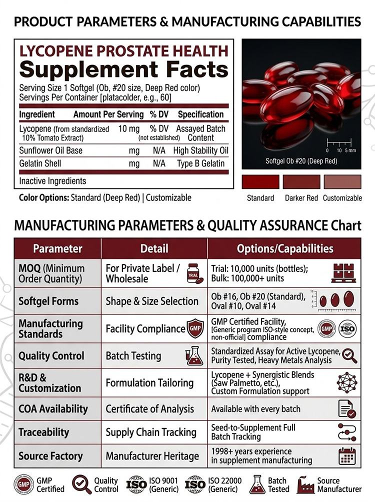 Lycopene Saw Palmetto Capsules product detail image 7