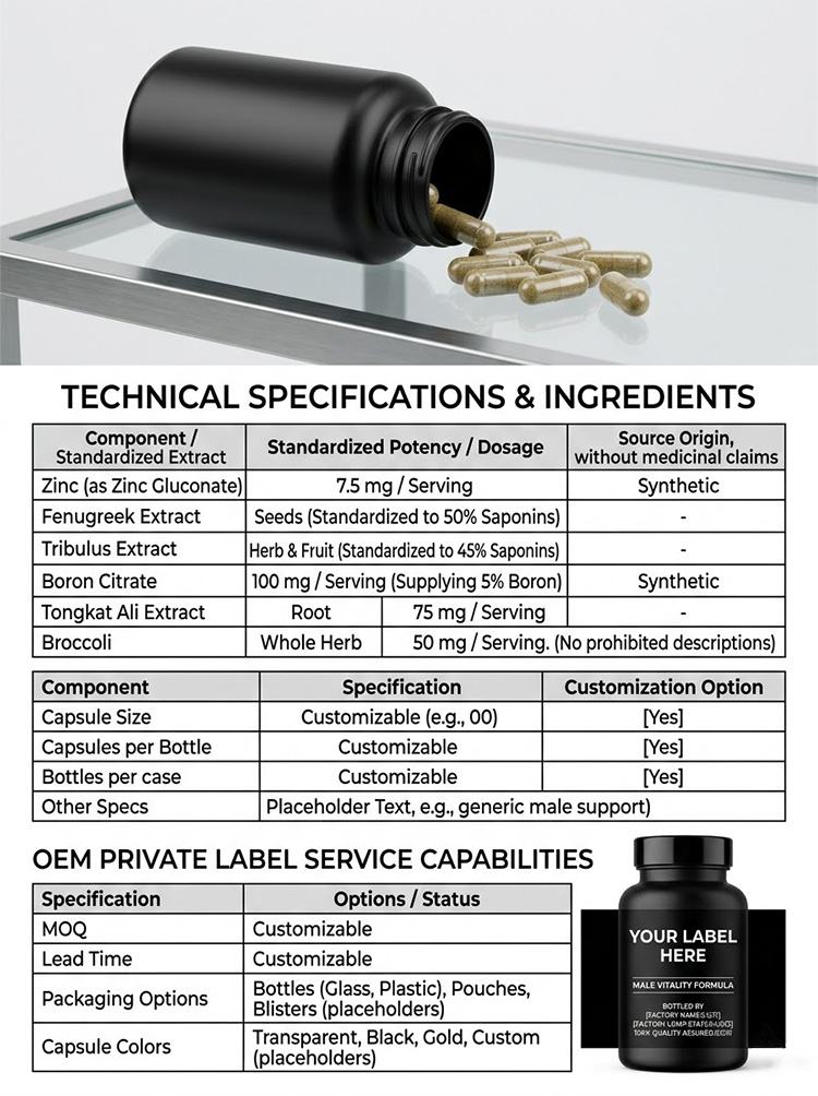Men's Herbal Capsule Formula product detail image 7