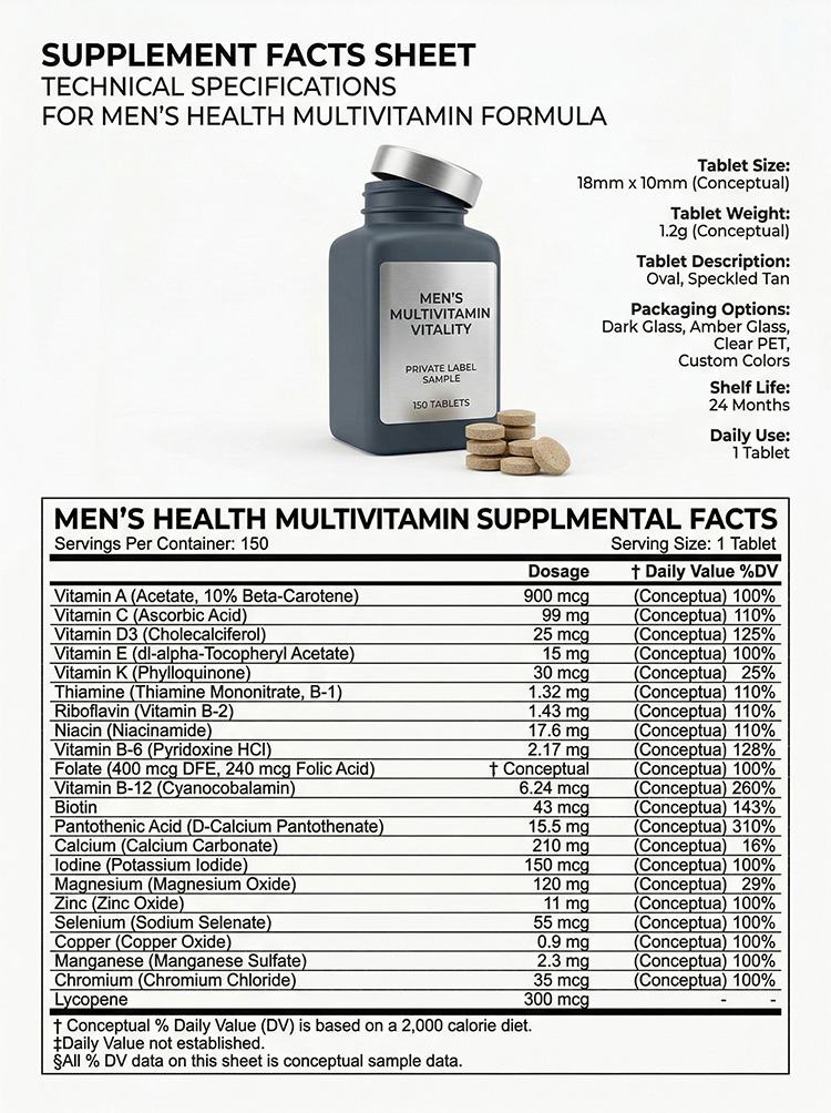 Men's Multivitamin Multimineral product detail image 7