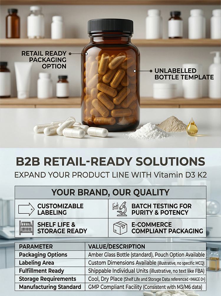 Micro Ingredients Vitamin D3 K2 With Coconut oil product detail image 8