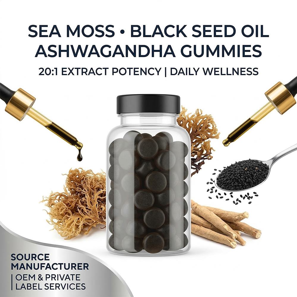 Sea Moss Black Seed Oil Ashwaghanda