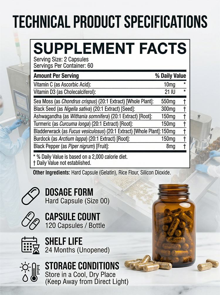 Men's Sea Moss Capsules product detail image 7