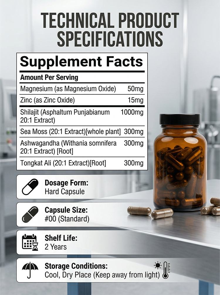 Men's Shilajit Capsules product detail image 7