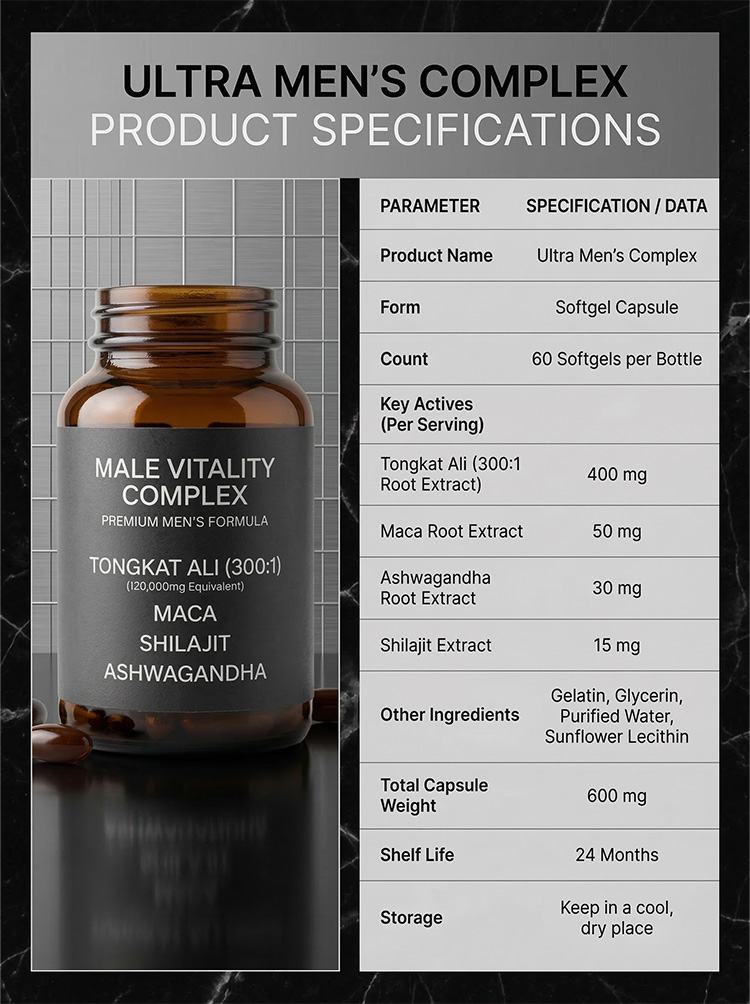 Tongkat Ali Maca Shilajit Ashwagandha Capsules product detail image 7