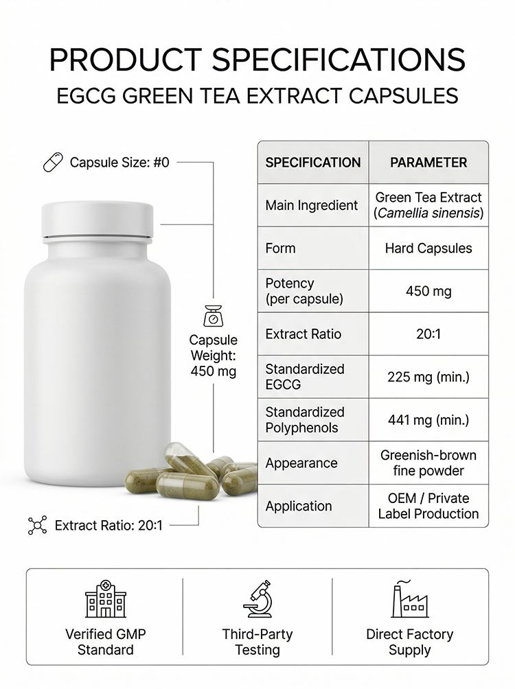 Green Tea Extract Capsules product detail image 7