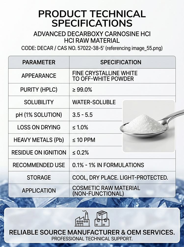 Advanced Decarboxy Carnosine HCl Raw Material product detail image 7