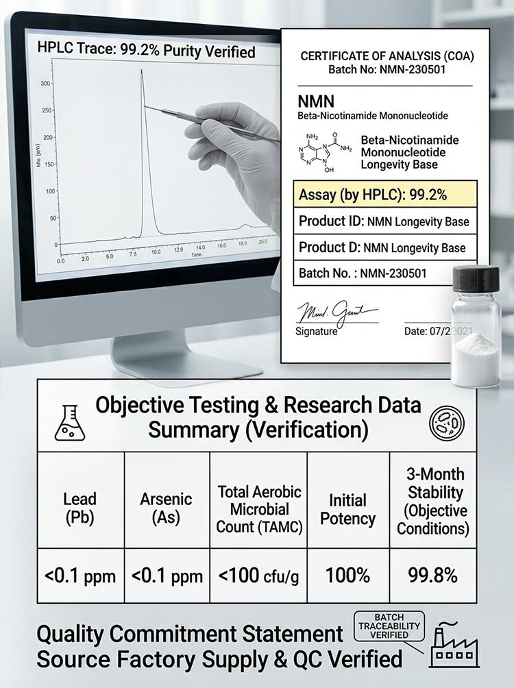 Beta-Nicotinamide Mononucleotide Longevity Base product detail image 8