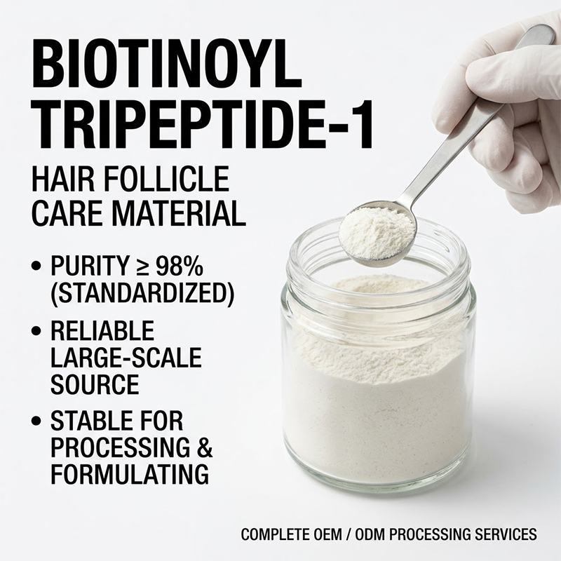 Biotinoyl Tripeptide-1 Hair Follicle Care Material