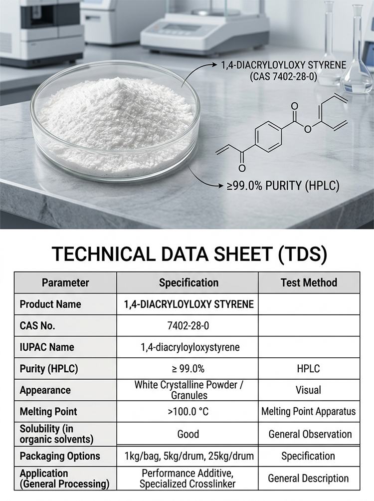 4-双丙烯酰氧苯乙烯 product detail image 7
