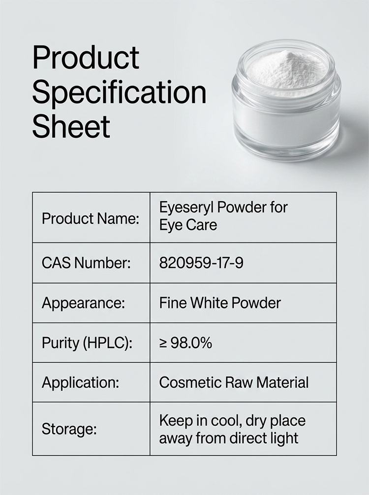 Eyeseryl Powder for Eye Care Formulations product detail image 7