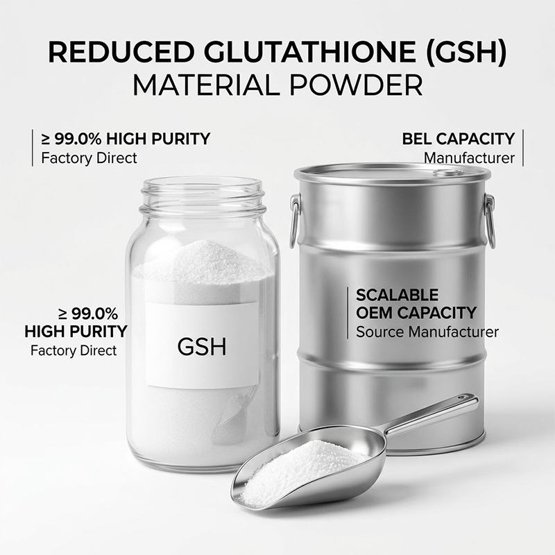 High Purity Reduced Glutathione Material Powder