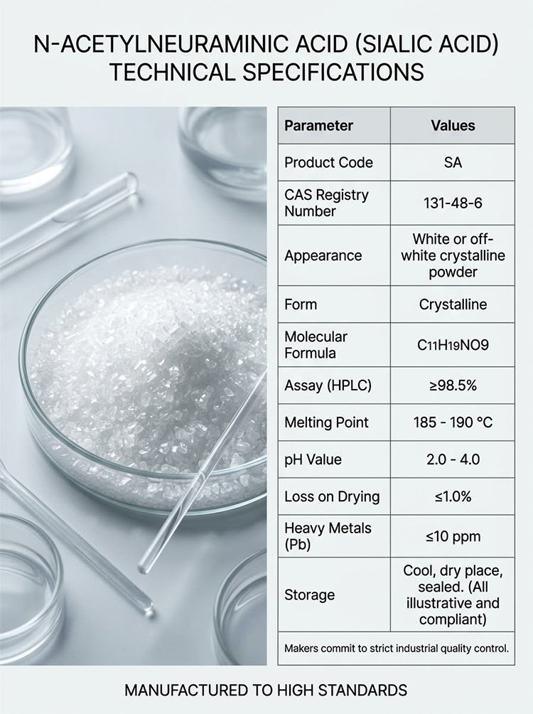 N-Acetylneuraminic Acid Sialic Acid Bulk Supply product detail image 7