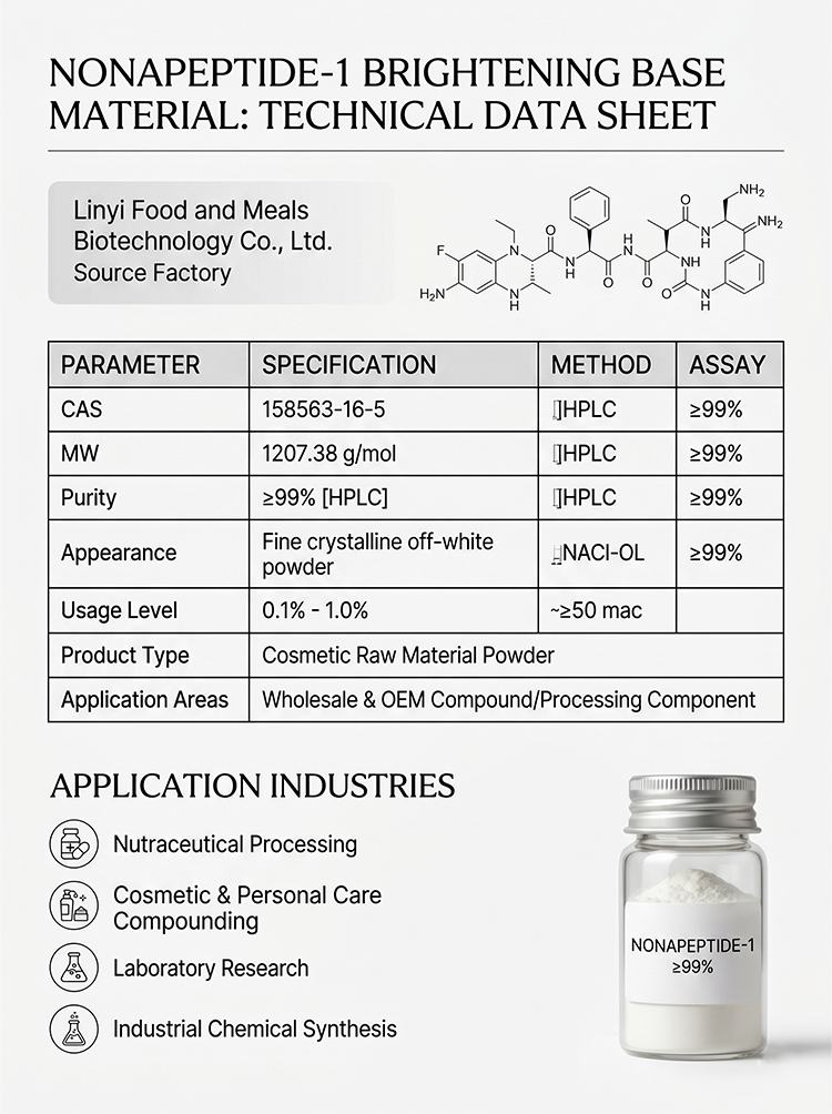 Nonapeptide-1 Brightening Base Material product detail image 7