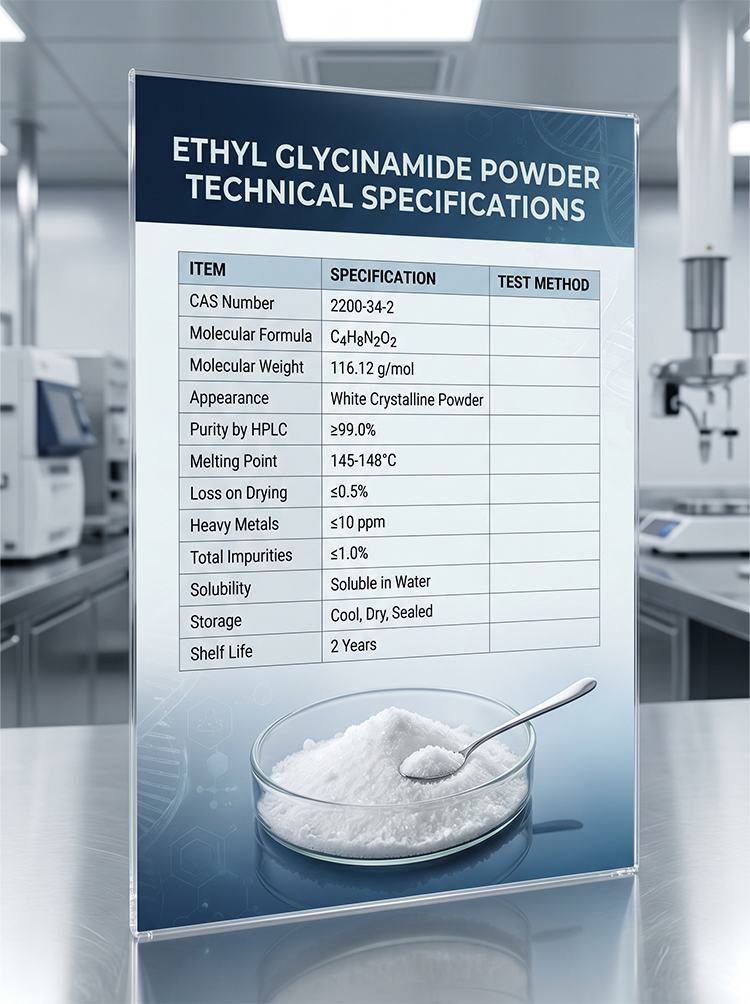Ethyl Glycine Amide Powder product detail image 7
