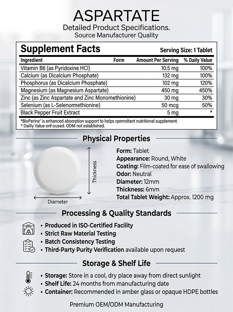 Aspartate Capsules product detail image 7