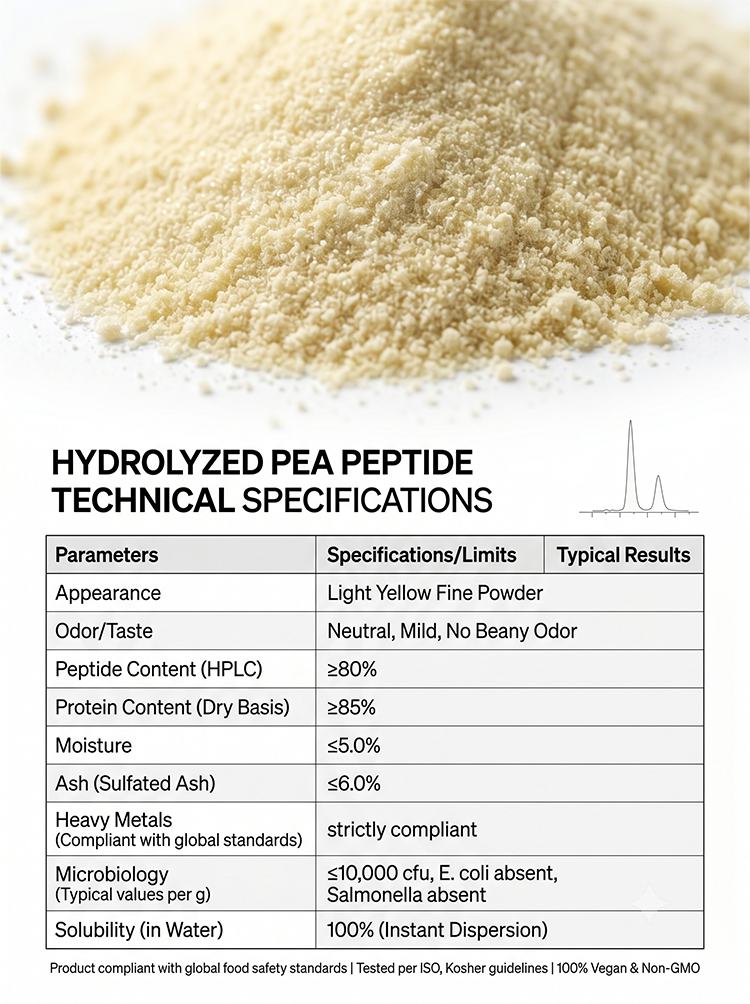 Hydrolyzed Pea Peptide product detail image 7