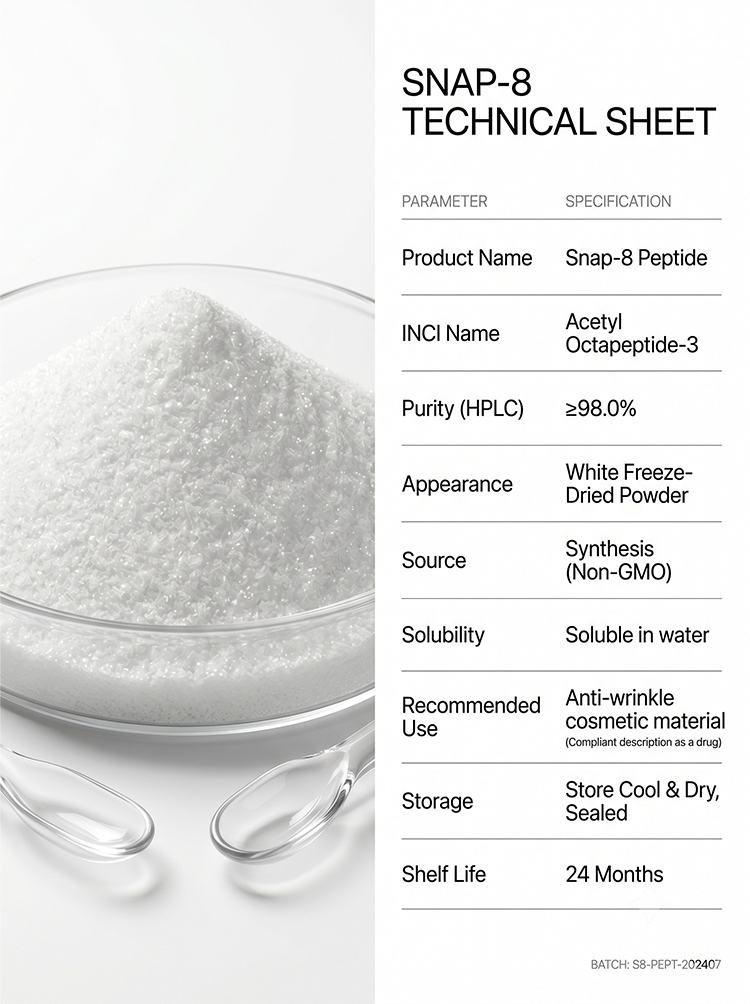 Acetyl Octapeptide 3 Snap 8 Powder product detail image 7