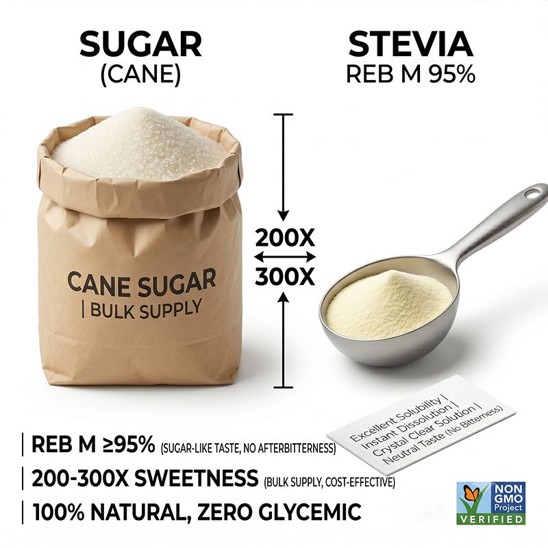 Stevia Extract Rebaudioside M 95% product detail image 3