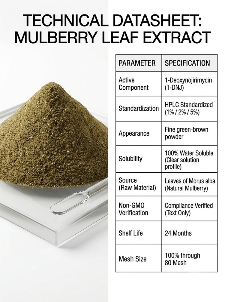 Mulberry Leaf Extract 1-DNJ Powder product detail image 7
