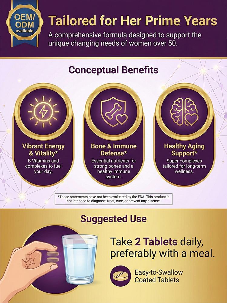 50+Women Multivitamin + Super Complexes product detail image 8